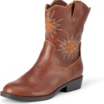 Amazon Essentials Girls' Western Cowboy Boots