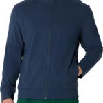 Amazon Essentials Men's Athletic Soft Performance Lightweight Zip Up Gym Workout Jacket