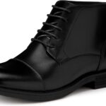 Amazon Essentials Men's Cap Toe Lace Up Ankle Dress Boots
