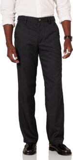 Amazon Essentials Men's Classic-Fit Expandable-Waist Flat-Front Dress Pants