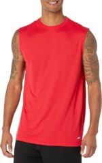 Amazon Essentials Men's Gym Tank Tops, Moisture-Wicking Dry Fit Breathable Muscle Shirts, Pack of 2 - Image 2