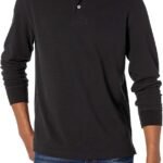 Amazon Essentials Men's Long-Sleeve Pique Polo Shirt
