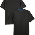 Amazon Essentials Men's Moisture Wicking Breathable Active Performance Tech Gym T-Shirts, Pack of 2