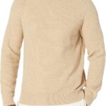 Amazon Essentials Men's Oversized Crewneck Sweater, Textured, Loose Fit