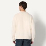 Amazon Essentials Men's Relaxed-Fit Soft Cotton Blend Textured Crewneck Pullover Sweater, Ribbed - Image 2