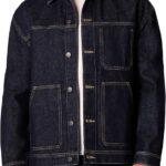 Amazon Essentials Men's Rigid Denim Relaxed-Fit Utility Jacket with Pockets