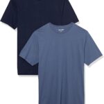 Amazon Essentials Men's Short-Sleeve Crewneck T-Shirt, Pack of 2