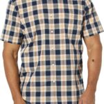 Amazon Essentials Men's Slim-Fit Short-Sleeve Poplin Shirt