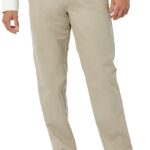 Amazon Essentials Men's Straight-Fit Wrinkle-Resistant Flat-Front Chino Pant