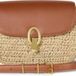 Amazon Essentials Women's Crossbody Flap Bag with Adjustable Strap and Internal Pocket