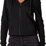 Amazon Essentials Women's Midweight Fleece Full-Zip Hoodie with Drawstring (Available in Plus Size)