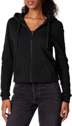 Amazon Essentials Women's Midweight Fleece Full-Zip Hoodie with Drawstring (Available in Plus Size)