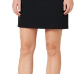Amazon Essentials Women's Ponte Pull-On Mini Length A-Line Skirt
