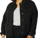Amazon Essentials Women's Regular-Fit Denim Jean Jacket (Available in Plus Size)