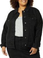 Amazon Essentials Women's Regular-Fit Denim Jean Jacket (Available in Plus Size)