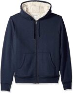 Amazon Essentials Women's Sherpa-Lined Fleece Full-Zip Hooded Jacket with Drawstring (Available in Plus Size)