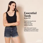 Amazon Essentials Women's Slim-Fit Ribbed Scoop Neck Tank Tops, Pack of 2 - Image 2