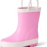 Amazon Essentials x Sofia Grainge Unisex Toddlers' Waterproof Rubber Rain Boots for Boys and Girls