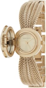 Anne Klein Women's AK/1046CHCV Premium Crystal-Accented Watch