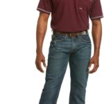 Ariat Men's Rebar M5 Straight Durastretch Edge Stackable Straight Leg Jean