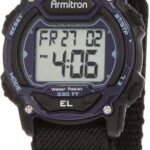 Armitron Sport Unisex Digital Chronograph Nylon Strap Watch, 45-7004