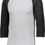 Augusta Sportswear Mens Baseball 3/4 Sleeve Tee 2.0 | Soft Cotton Blend Raglan Tee