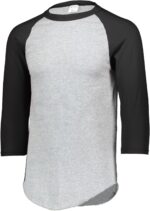 Augusta Sportswear Mens Baseball 3/4 Sleeve Tee 2.0 | Soft Cotton Blend Raglan Tee