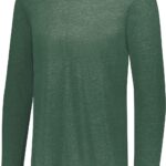 Augusta Sportswear Mens Tri-Blend Long Sleeve Crew