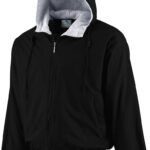 Augusta Sportswear Unisex-Adult Hooded Taffeta Jacket/Fleece Lined