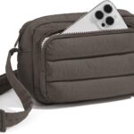 BAGSMART Crossbody Bags for Women, Puffer Crossbody Purses for Women with RFID Blocking Slots, Handbags Wallet Small Purse | Travel Purse