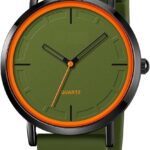 BESTKANG Fashion Simple Analog Quartz Wrist Watch with Silicone Strap Waterproof for Women and Men Sports