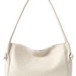 BOSTANTEN Shoulder Bag for Women Pebbled Vegan Leather Purses Soft Hobo Handbag Supple Bag for Travel Work