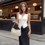 BOSTANTEN Shoulder Bag for Women Pebbled Vegan Leather Purses Soft Hobo Handbag Supple Bag for Travel Work - Image 2