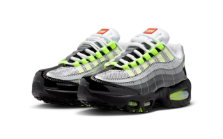 Big Kid's  LEGO® x Nike Air Max 95 "Neon" (SKU: IO4801-002). Photo via Nike.