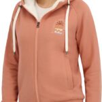 Billabong Women's Full Zip Sherpa Lined Hoodie Jacket