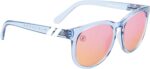 Blenders Eyewear H Series – Polarized Sunglasses – Round Cat Eye, Spring Loaded Hinge – 100% UV Protection – For Women
