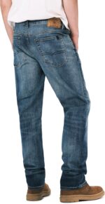 Buffalo David Bitton Mens Relaxed Straight Leg Driven Jean with Stretch Fabric - Image 2