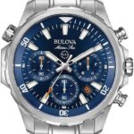 Bulova Men's Marine Star Series B Stainless Steel 6-Hand Chronograph Quartz Watch, 100M
