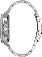 Bulova Men's Marine Star Series C Stainless Steel 6-Hand Chronograph Quartz Watch, Black Dial Style: 96B272 - Image 2