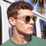 CARFIA Retro Acetate Small Face Polarized Sunglasses for Men Women Trendy Metal Double Bridge Round Sun Glasses CA3399L - Image 2