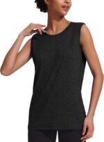 COOrun Women's Sleeveless Athletic Shirts Lightweight Sports Shirt Quick Dry Yoga Tank Tops Muscle Tank