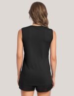 COOrun Women's Sleeveless Athletic Shirts Lightweight Sports Shirt Quick Dry Yoga Tank Tops Muscle Tank - Image 2