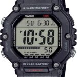 Casio AE-1600H Series | Black | 10-Year Battery | LED Illuminator | Digital Watch