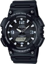 Casio AQS800W Series | Analog Digital Watch | 100M WR | Solar Powered | 1/100 SEC Stop Watch | 6-Language Day of The Week Indicator | Countdown Timer | LED Light | Multi Alarm