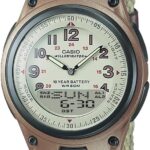 Casio AW80 Series | Men’s Analog-Digital Watch | 50M Water Resistance | Multi Alarms | 100 SEC Stopwatch | Countdown Timer | World Map for World Time | LED Light | LC Display | 10 Year Battery