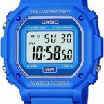 Casio F108WH Series | Men's Digital Watch | Illuminator | Water Resistant | LED Light | Daily Alarm | 1/100 SEC Stopwatch | 3 Hands (HR, Min, SEC) | Date/Day Display | Daily Alarm | 7 Year Battery