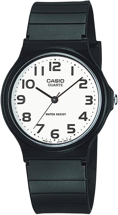Casio MQ24 Series | Quartz Analog Watch for Men | Casio MQ24 Series | Quartz Analog Watch for Men | Water Resistant | Resin Case | Resin Band | Resin Glass | Three Hand Analog (HR, Min, SEC) | Classic Casio Design | 3 Year Battery - Image 1
