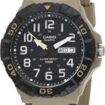 Casio MRW200H Series | Men's Analog Watch | Sporty Design | 100 Meter Water Resistance | Date Display | Rotary Bezel | Regular Time Keeping (HR, Min, SEC, PM, Date, Day) | 3 Year Battery