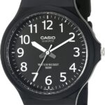 Casio MW240 Series | Men’s Quartz Watch | 50M WR | Large Resin Case | Resin Glass | Resin Band | Large Arabic Numerals | Analog Watch | Easy to Read Display | 3 Year Battery