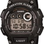 Casio W735H Series | Men’s Digital Watch | 1/100 SEC Stopwatch | Countdown Timer | Super Illuminator LED Light | 100 M Water Resistance | Daily Alarm | Auto Calendar | Dual Time | 10 Yr Battery